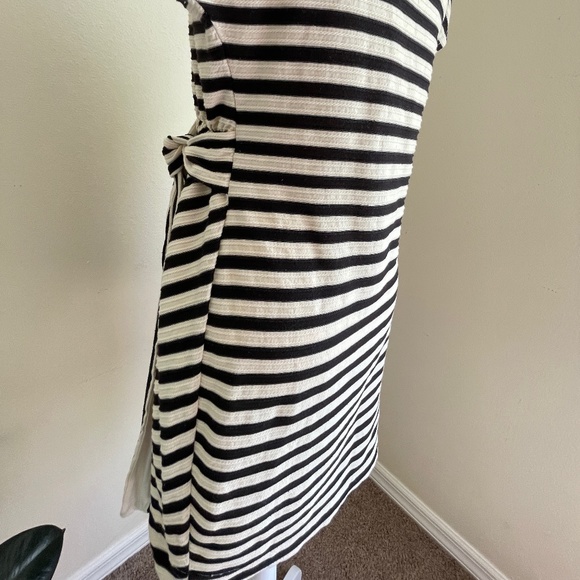 Anthropologie | Saturday Sunday Isabel Striped Shirt Dress black sour cream XS - Picture 7 of 16